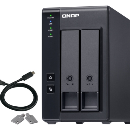 Qnap TR-002 - 2bay uitbreidingsmodule zwart