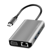 Docking 2xVideo Logilink USB-C, 100W, 4K, 7 Port