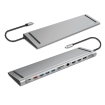Docking 3xVideo Logilink USB-C, 100W, 4K, 12 Port