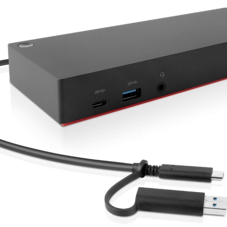 Docking 2xVideo Lenovo Thunderbolt, 135W, 4K