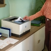 HP Color LaserJet Pro 3202dw / WLAN / Wit-Zwart