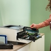 HP Color LaserJet Pro 3202dw / WLAN / Wit-Zwart