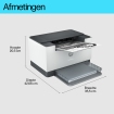HP LaserJet M207dw MONO / WLAN / LAN / Wit-Zwart
