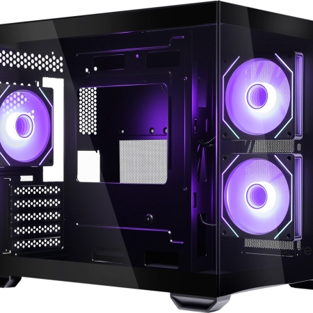 Cooler Master Elite 481 Wood - TG/ARGB/USB-C/Mini/ÂµATX