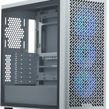 Cooler Master Elite 502 - TG/ARGB/USB-C/Midi/ATX wit