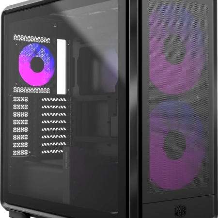 Cooler Master MF 600 Mesh - TG/ARGB/USB-C/Midi/E-ATX