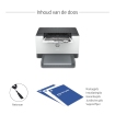 HP LaserJet M209dw MONO / WLAN / LAN / Wit-Zwart