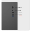 Power Train GC361020B - TG/USB3.0/Midi/ÂµATX/Zwart
