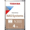 4TB Toshiba N300 NAS 512MB/7200rpm Retail