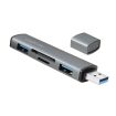 LogiLink 2 Port, USB-A --> USB-A 3.2 + cardreader