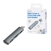 LogiLink 2 Port, USB-A --> USB-A 3.2 + cardreader