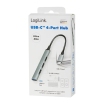 LogiLink 4 Port, USB-C --> 1xUSB-A 3.2 + 3xUSB-A 2.0