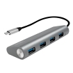 LogiLink 4 Port, USB-C --> USB-A 3.0 Passief