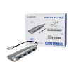 LogiLink 4 Port, USB-C --> USB-A 3.0 Passief