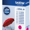 Brother LC-225XLM Magenta 1.200 paginaÂ´s (Origineel)
