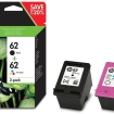 HP No. 62 2-Pack 200/165 paginaÂ´s (Origineel)