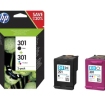 HP No.301 2-Pack 170/150 paginaÂ´s (Origineel)