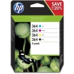 HP No.364 4-Pack 250/300 paginaÂ´s (Origineel)