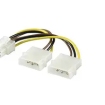 Adapter 5.25"-Stroom --> 6-pins (2x3) Goobay
