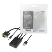 Adapter VGA en USB (M) --> HDMI (F) LogiLink