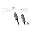 DisplayPort 1.2 --> HDMI 2.00m 4K/60Hz LogiLink