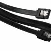 SATA OEM 0.40m 6GBs met Clip Zwart