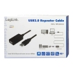 USB-A 2.0 (M) --> (F) 10.00m Verlenging LogiLink Zwart