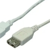 USB-A 2.0 (M) --> (F) 2.00m Verlenging LogiLink Grijs