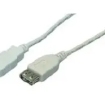 USB-A 2.0 (M) --> (F) 3.00m Verlenging LogiLink Grijs