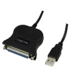 USB-A 2.0 (M) --> Parallel 25-pin D-SUB(M) LogiLink 1.5m