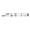 USB-A 2.0 (M) --> Serieel (M) 1,30m LogiLink