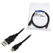 USB-A 2.0 (M) --> USB-micro-B (M) 1.80m LogiLink Zwart