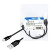 USB-C 2.0 (M) <--> USB-A (M) 1.00m LogiLink Zwart