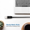 USB-C 2.0 (M) <--> USB-A (M) 1.00m LogiLink Zwart
