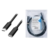 USB-C 2.0(M) <> USB-C(F) 2.0m LogiLink 100W/480Mbps zw.