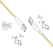 USB-C 2.0(M) <> USB-C(M) 1.0m LogiLink 60W/480Mbps geel
