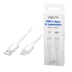 USB-C 2.0(M) <> USB-C(M) 1.5m LogiLink 60W/480Mbps wit
