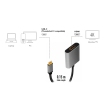 USB-C 3.2 (M) --> HDMI (F) 0.15m LogiLink 4K