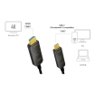 USB-C 3.2 (M) --> HDMI (M) 10.00m LogiLink 4K Zwart