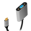 USB-C 3.2 (M) --> VGA (F) 0.15m LogiLink 1080p