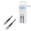 USB-C 3.2(M) <> USB-C(M) 1.0m LogiLink 100W/20Gbs/4K zw.