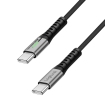 USB-C 3.2(M) <> USB-C(M) 2.0m LogiLink 240W/20Gbs/4K zw.