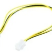 Voeding intern 4-pin --> 4-pin 0.37m Verlenging Goobay