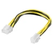 Voeding intern 4-pin --> 8-pin 0.24m Goobay