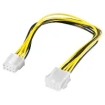 Voeding intern 8-pin --> 8-pin 0.24m Goobay