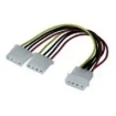 Voedingsplitter 5.25" --> 2x 5.25" Goobay