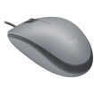 Logitech M110 Silent Optical USB Grijs Retail