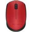 Logitech M171 Optical USB-A Rood-Zwart Retail Wireless