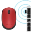 Logitech M171 Optical USB-A Rood-Zwart Retail Wireless