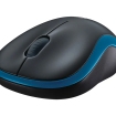 Logitech M185 Optical USB-A Blauw-Zwart Retail Wireless